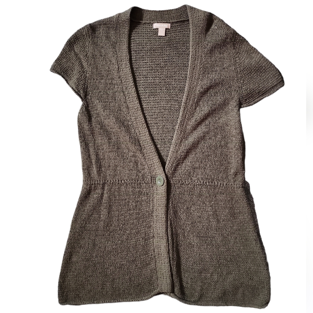 White Stag Forest Green Short Sleeve Cardigan Size XL (16-18)